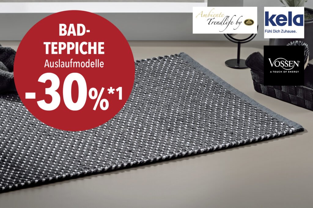 Gözze, Kela Bad-Teppiche Auslaufmodelle -30%