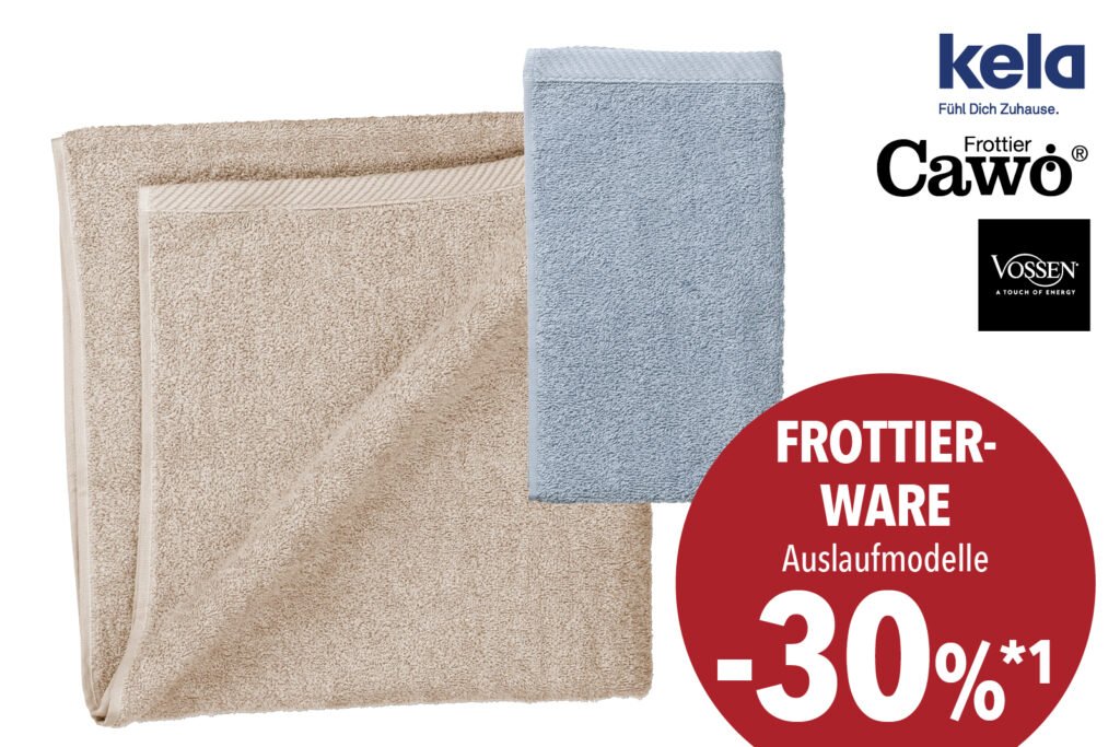 Kela, Cawö, Vossen Frottierware -30%