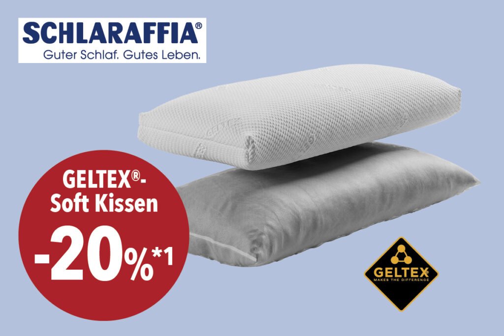 Geltex Soft Kissen von Schlaraffia -20%*1