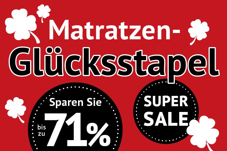 Matratzen-Glücksstapel, Super Sale, Sparen Sie bis zu 71%