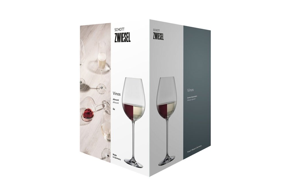 Karton mit 4 Gläsern für Rotwein, Weißwein oder Wasser von Schott-Zwiesel