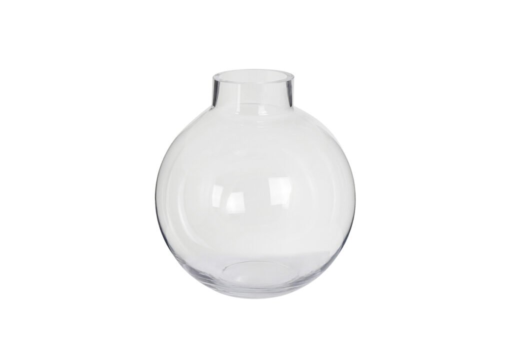 Vase, Glas, Rund