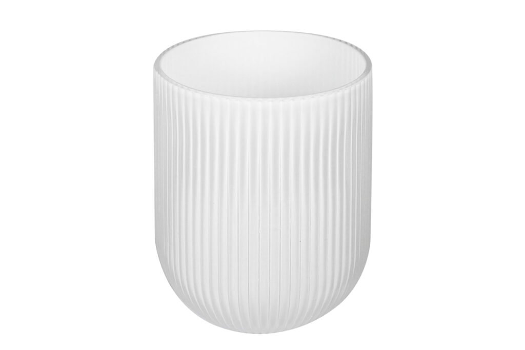 Kübel, Weiß aus Glas