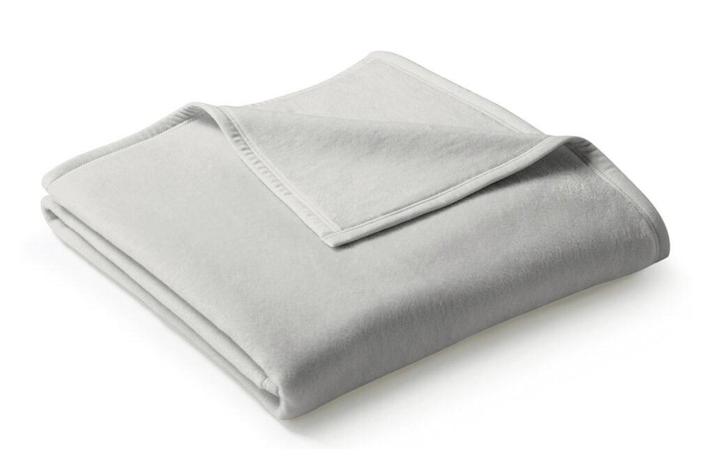 Decke, Baumwolle, Grau