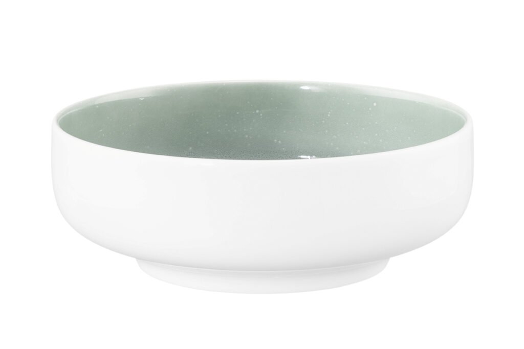 Foodbowl, Außen Weiß innen Mint