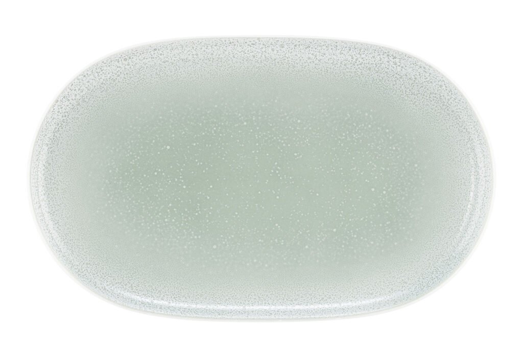 Porzellan Servierplatte oval, Mint