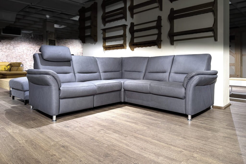 Eckkombination Mikrofaser Mammut Anthrazit