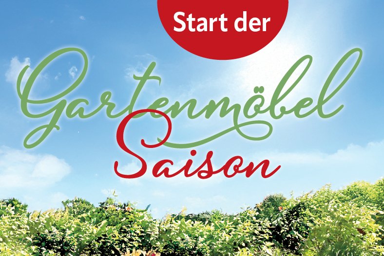 Start der Gartenmöbel-Saison