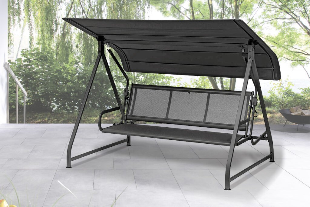Hollywoodschaukel Anthrazit