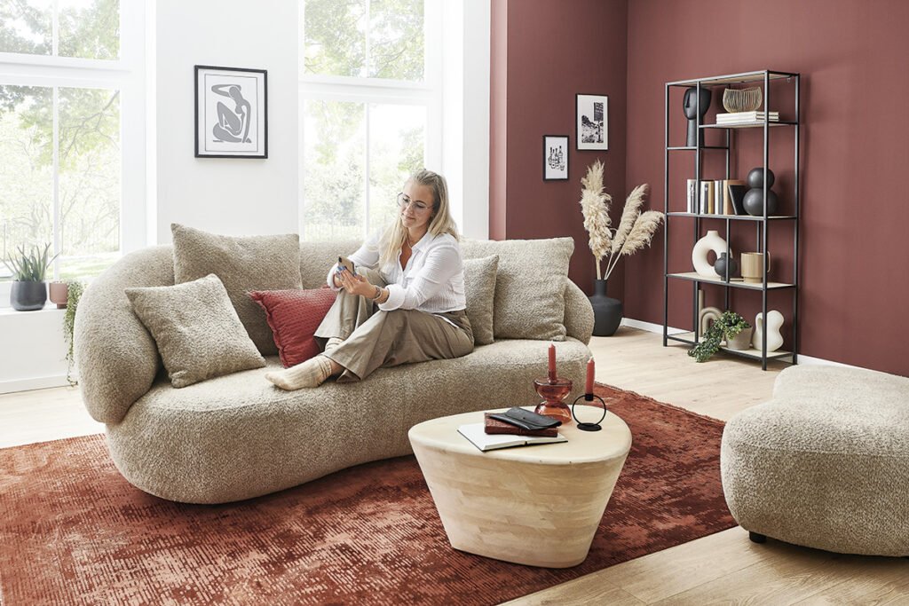3-Sitzer Sofa in Beige