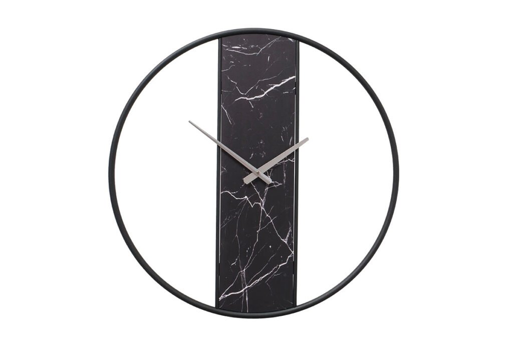 Uhr Schwarz Mamoroptik