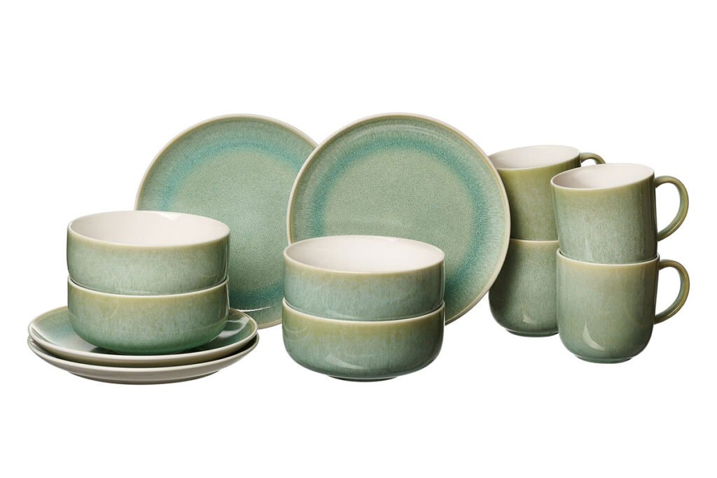 Frühstücks-Set Borneo Grün