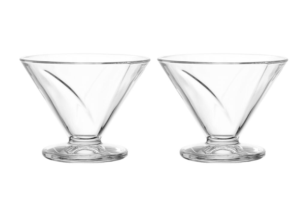 Schalenset Glas, zweiteilig