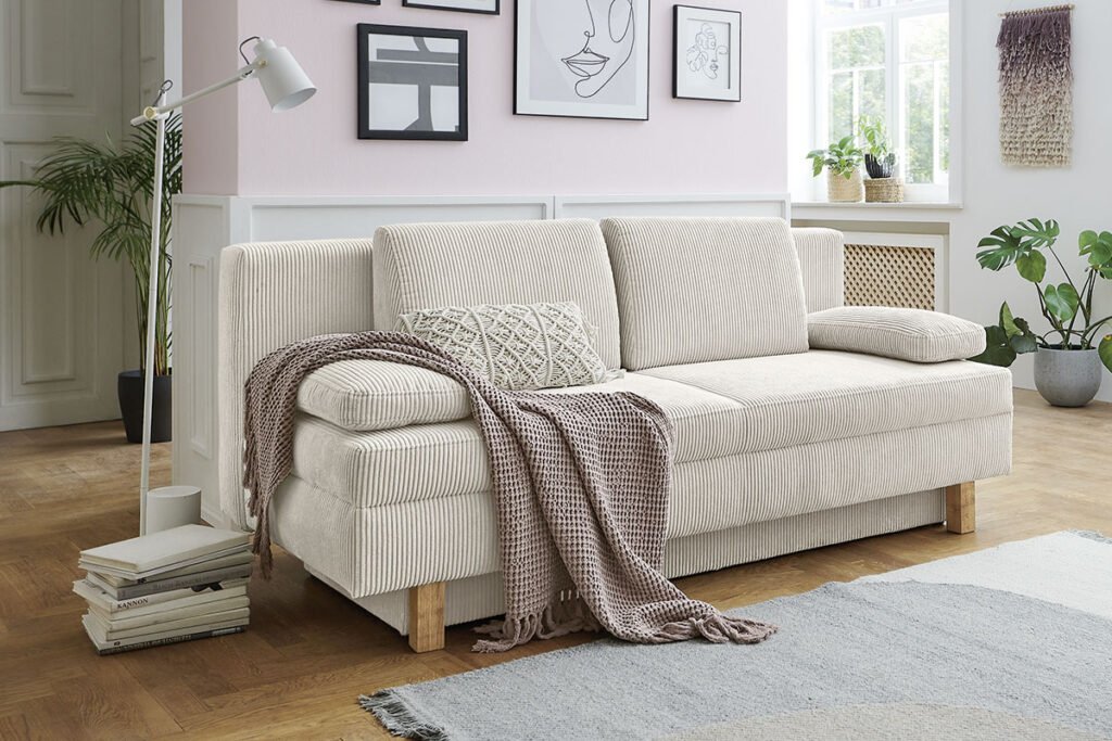 Schlafsofa Cort, beige