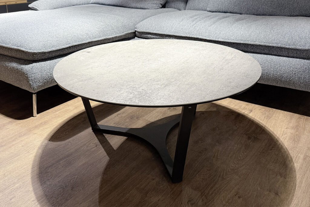 Keramik Silber, Gestell Stahl Schwarz Lack