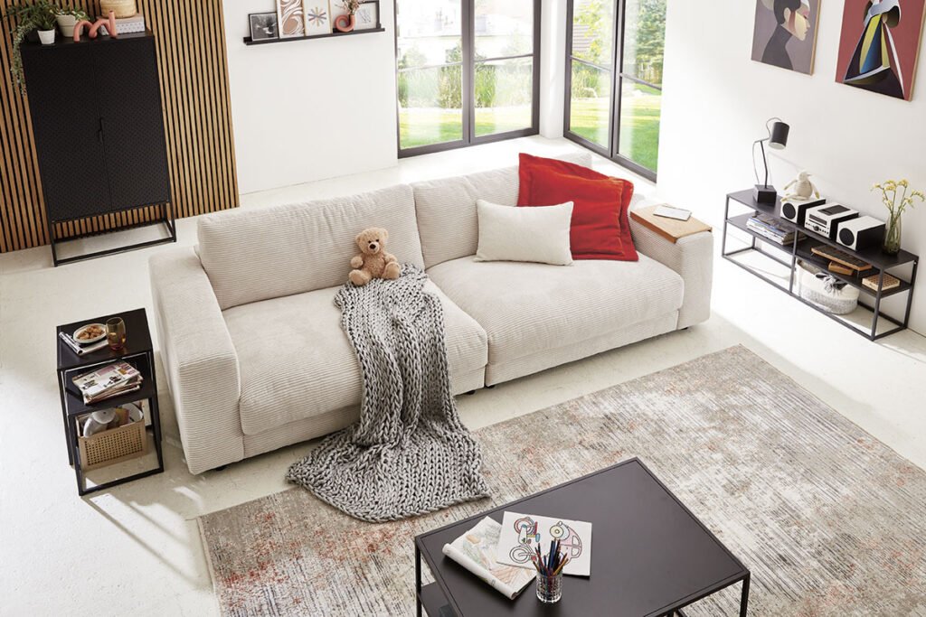 Sofa, Snow White, Bezug Cord