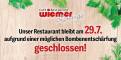 Restaurant geschlossen